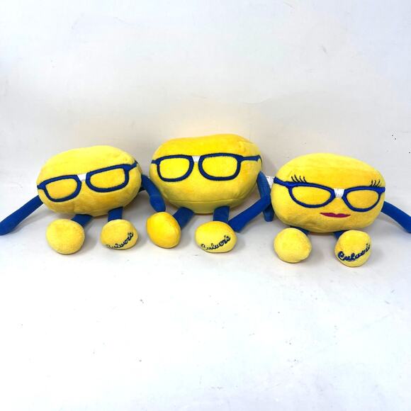 Culvers Curdis Goldie Cheese Curd Plush Lot 5" Promotional Yellow Stuffed Food - Picture 1 of 7